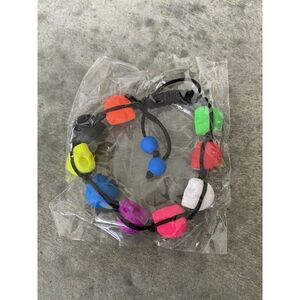 Artisan Multicolor Skull Skulls Rope Bracelet